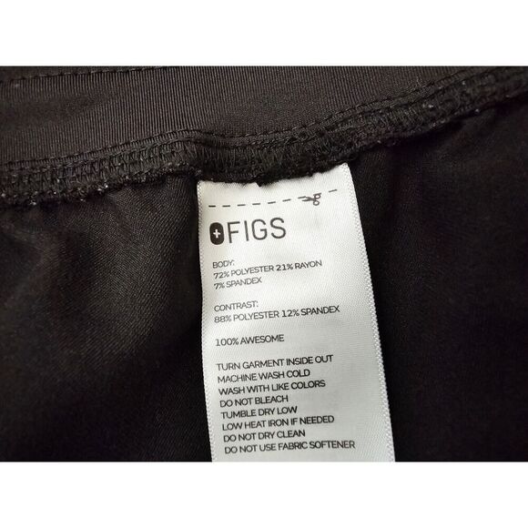 Figs Scrub Pants Bottoms Women's 4XL Navy Black HW Livingston 1SW200006 - Picture 8 of 13